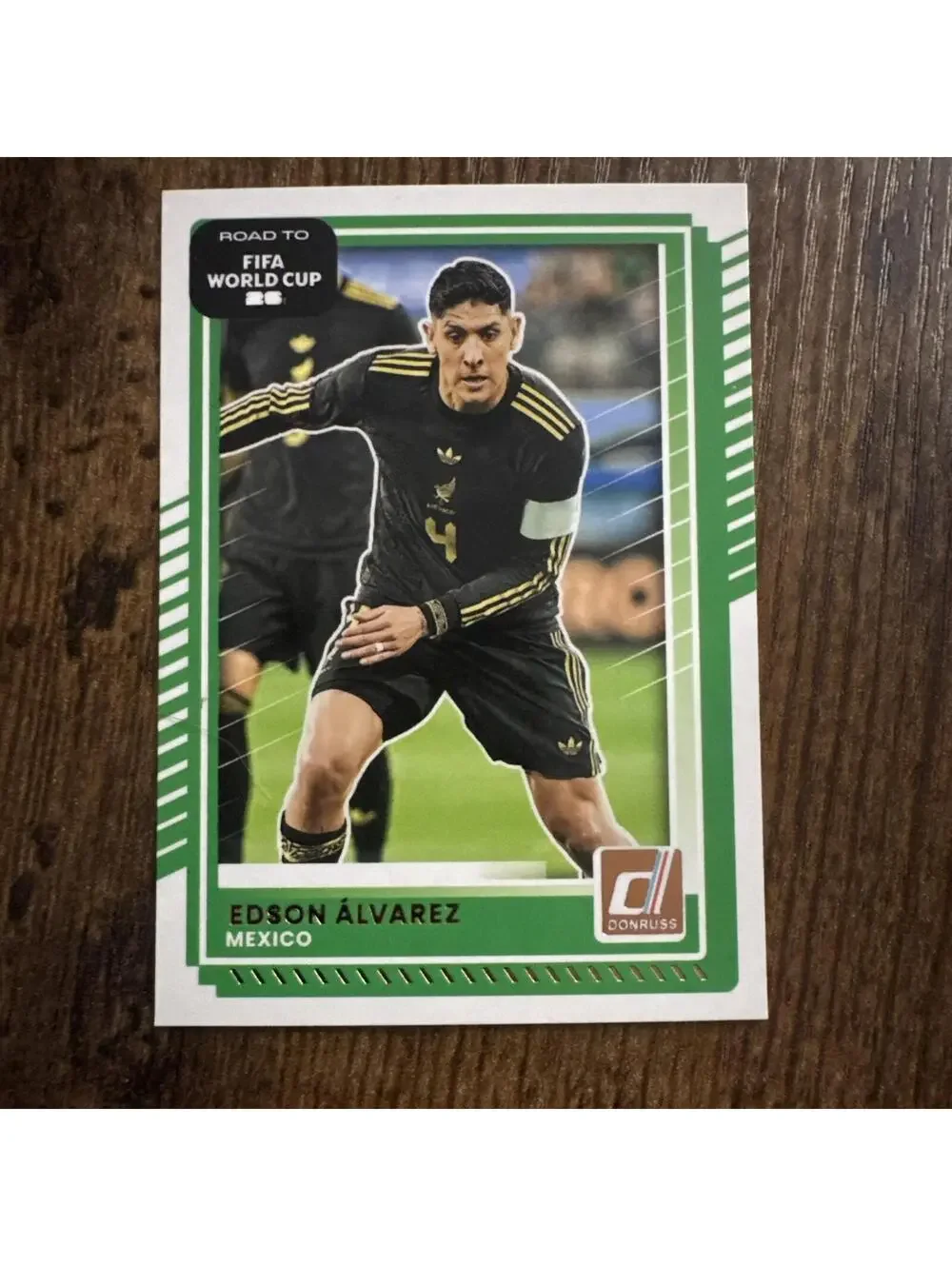 2026 Panini Donruss Road to FIFA WC Edson Álvarez Mexico Green /5 JERSEY MATCH